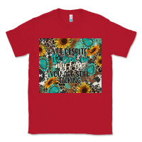Red yet despite the look on my face you are still talk Classic Tee - CowGirlArtShop