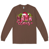 Chestnut Pink Christmas Mama Claus Long Sleeve Tee - FaDigitalArtStudio