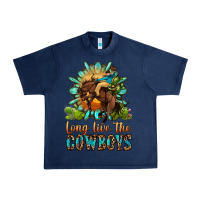 Navy long live the cowboys Urban Heavy Tee - OliviaCreatesArt