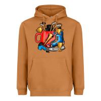 Meerkat hockey coffee Heavyweight Hoodie - AdoDesignShop