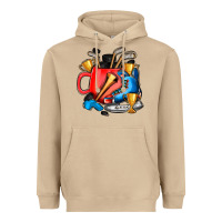 Mushroom hockey coffee Heavyweight Hoodie - AdoDesignShop