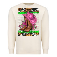 Sandshell cowgitl hat and roses Premium Sweatshirt - AdoDesignShop