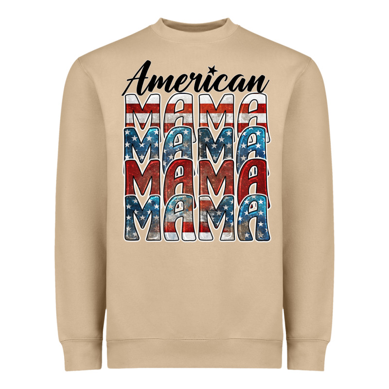 American Mama Heavyweight Sweatshirt by BarkalooDesign | Teevron