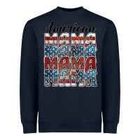 Navy american mama Heavyweight Sweatshirt - BarkalooDesign