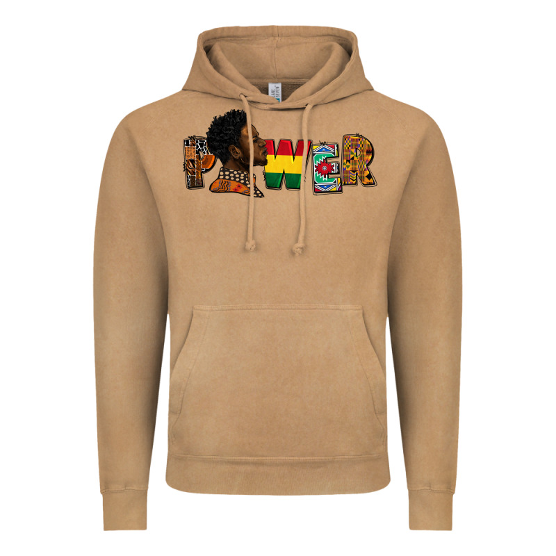 Power Juneteenth Vintage Hoodie by FaDigitalArtStudio | Teevron