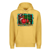 Antique Gold merry Christmas teacher Premium Hoodie - CowhideDigitalArt