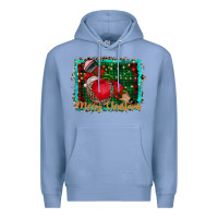 Colony Blue merry Christmas teacher Premium Hoodie - CowhideDigitalArt