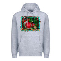 Heather Grey merry Christmas teacher Premium Hoodie - CowhideDigitalArt