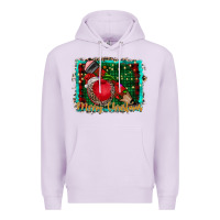 Lilac merry Christmas teacher Premium Hoodie - CowhideDigitalArt