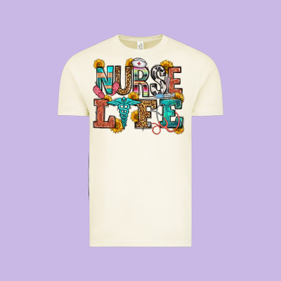 Nurse Life Vintage Tee Designed By Oliviacreatesart