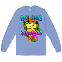 Colony Blue Hot mom summer Mother's Day Long Sleeve Tee - FaDigitalArtStudio