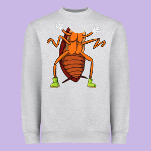 Cool Easy Cockroach Insect Halloween Heavyweight Sweatshirt Designed By Linhvisuals