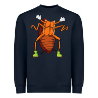 Navy cool easy cockroach insect halloween Heavyweight Sweatshirt - linhVisuals