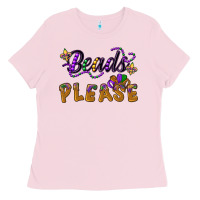 Bubblegum Pink beads please Ladies Tee - CowGirlArtShop