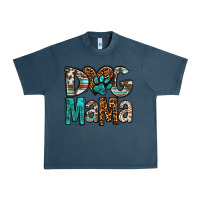 Midnight Navy dog mama Urban Heavy Tee - OliviaCreatesArt