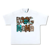 White dog mama Urban Heavy Tee - OliviaCreatesArt