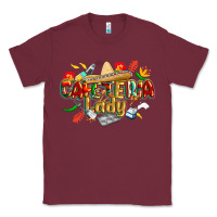 Burgundy cinco de mayo cafeteria lady Classic Tee - CowGirlArtShop