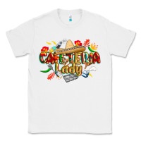 White cinco de mayo cafeteria lady Classic Tee - CowGirlArtShop