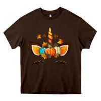 Chocolate Brown Unicorn Fall Heavy Core Tee - texasbilliewilder
