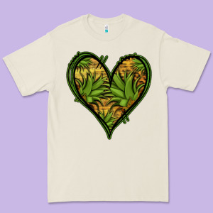 Pineapple Heart Premium Tee Designed By Jasminsmagicworld