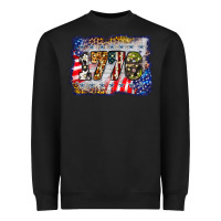 Black 1776 4th of july background Heavyweight Sweatshirt - BarkalooDesign