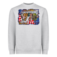 Heather Grey 1776 4th of july background Heavyweight Sweatshirt - BarkalooDesign