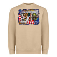 Mushroom 1776 4th of july background Heavyweight Sweatshirt - BarkalooDesign