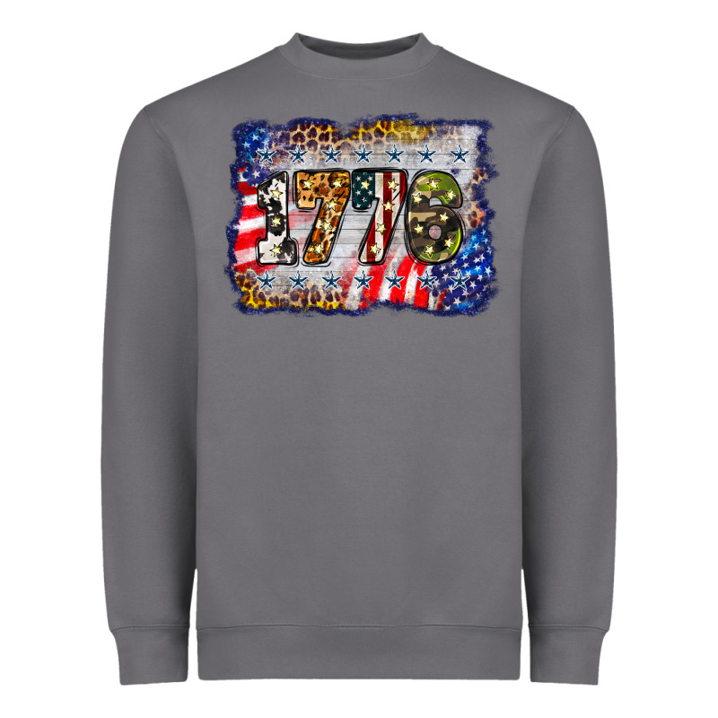 1776 4th Of July Background Heavyweight Sweatshirt by BarkalooDesign | Teevron