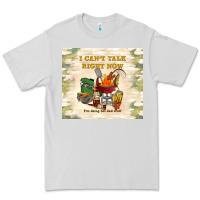 Dove Grey i can't talk right now Premium Tee - TumblerDesignByShophia