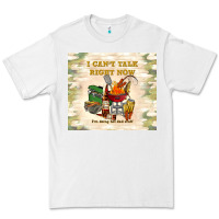 White i can't talk right now Premium Tee - TumblerDesignByShophia