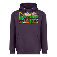 Plum one lucky teacher Heavyweight Hoodie - AdoDesignShop