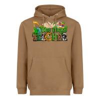 Toasted Coconut one lucky teacher Heavyweight Hoodie - AdoDesignShop