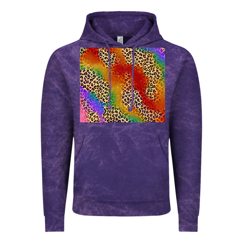 Pride Rainbow Leopard Design Vintage Hoodie by FaDigitalArtStudio | Teevron