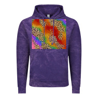 Cloud Purple Pride rainbow leopard design Vintage Hoodie - FaDigitalArtStudio