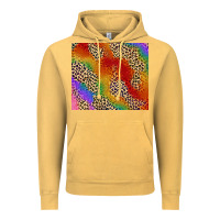 Vintage Mustard Pride rainbow leopard design Vintage Hoodie - FaDigitalArtStudio