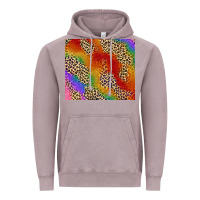 Vintage Zinc Pride rainbow leopard design Vintage Hoodie - FaDigitalArtStudio