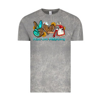 Cloud Rock peace love phlebotomy Vintage Tee - OliviaCreatesArt