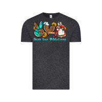 Vintage Black peace love phlebotomy Vintage Tee - OliviaCreatesArt