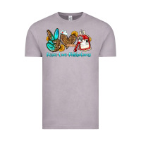 Vintage Zinc peace love phlebotomy Vintage Tee - OliviaCreatesArt