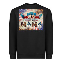 Black american mama Heavyweight Sweatshirt - BarkalooDesign