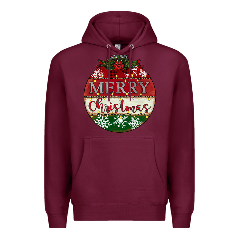 Merry Christmas Premium Hoodie by CowhideDigitalArt | Teevron