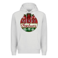 Dove Grey merry christmas Premium Hoodie - CowhideDigitalArt