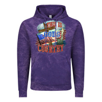Cloud Purple This is gods country Vintage Hoodie - FaDigitalArtStudio