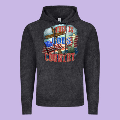 This Is Gods Country Vintage Hoodie Designed By Fadigitalartstudio