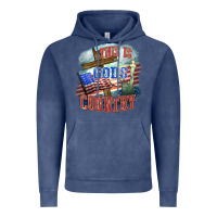 Vintage Denim This is gods country Vintage Hoodie - FaDigitalArtStudio