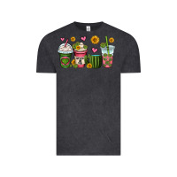 Vintage Black stuck on you cactus coffee cups Vintage Tee - OliviaCreatesArt