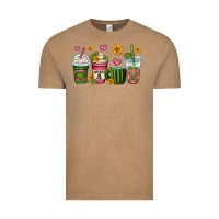 Vintage Coffee stuck on you cactus coffee cups Vintage Tee - OliviaCreatesArt