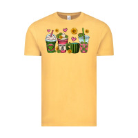 Vintage Mustard stuck on you cactus coffee cups Vintage Tee - OliviaCreatesArt