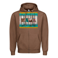 Chestnut western turquoise mama Zipper Hoodie - BarkalooDesign