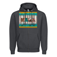 Smoke western turquoise mama Zipper Hoodie - BarkalooDesign